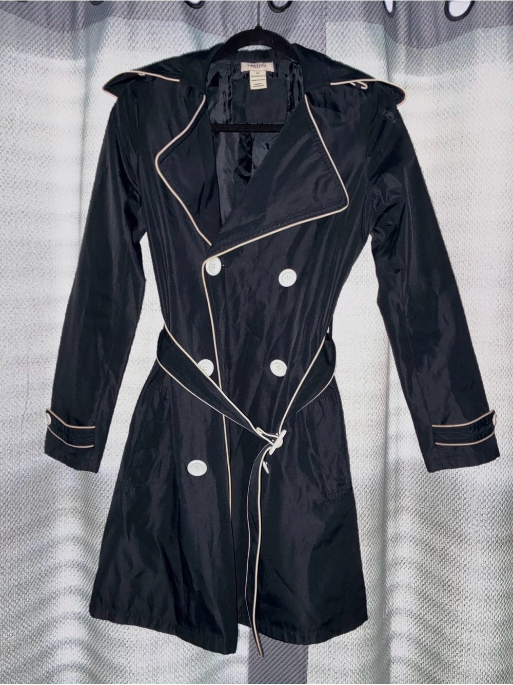 Vertigo Paris Black Trench Coat